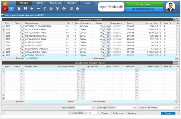 FACTURACIÓN  sobre ERP Distribucion en Cloud