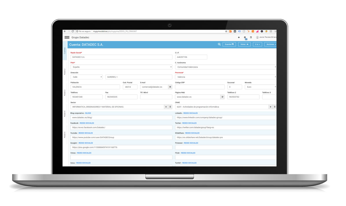 LA CUENTA EN expert CRM