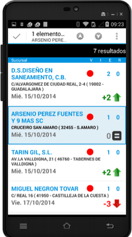 Ordenación MANUAL