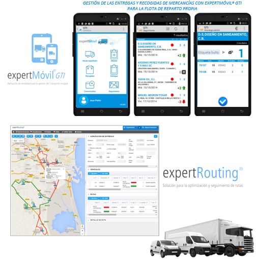 gestion del transporte integrado con  ERP Mueble en Cloud