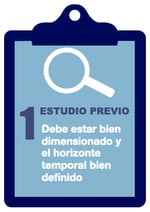 el estudio previo