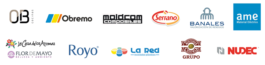 cocinas ob, obremo, moldcom, carnicas serrano, banales, ame, flor de mayo, la casa de los aromas, royo, la red, aceitunas cazorla, nudec