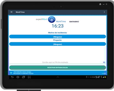 contro presencia worktime app