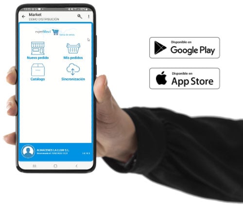App movil de entrada de pedidos para el Cliente final