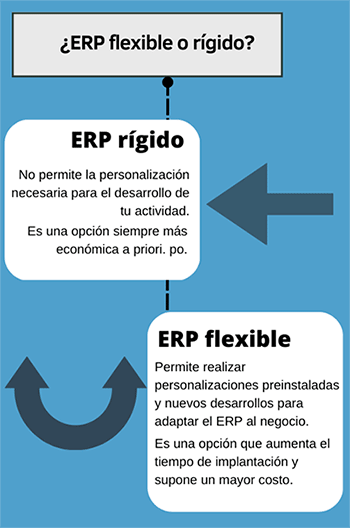  ERP flexible o rígido