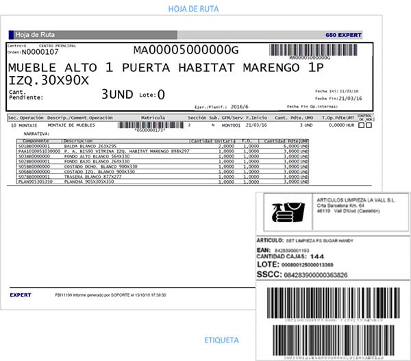 Documentación de fabrica