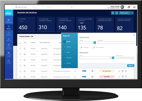 gestion ordenes de servicio