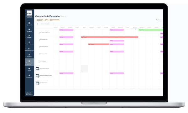 calendario supervisor