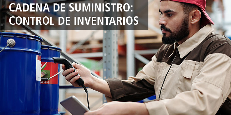 el control de inventarios en la cadena de suministro