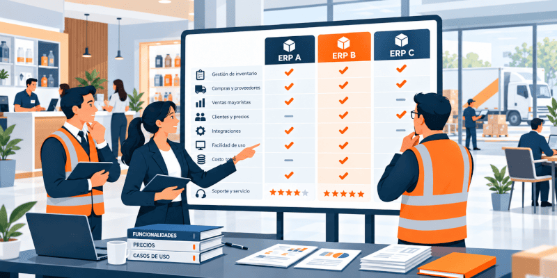 CHECKLIST ERP MAYORISTA: COMPARA OPCIONES CON CRITERIO